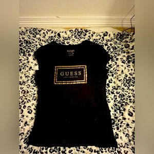 Guess xl black womens wear tee